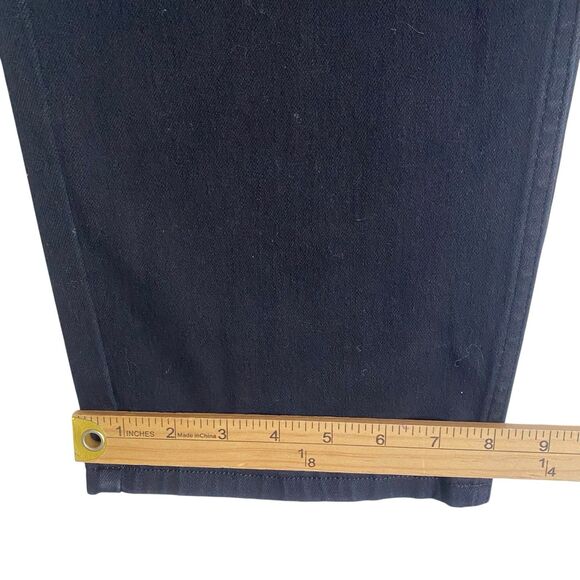 Soft Surroundings The Ultimate Crop Straight Leg Jeans 18P Black Stretch Casual - Picture 6 of 10
